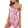 Nightdress Sleep Dress Women's Sleepwear Heart Nightdress Elegant Nightie. 