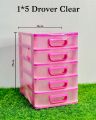 Mini small drawer 5 in 1 table drawer blue, pink, red baby office drawer Set. 