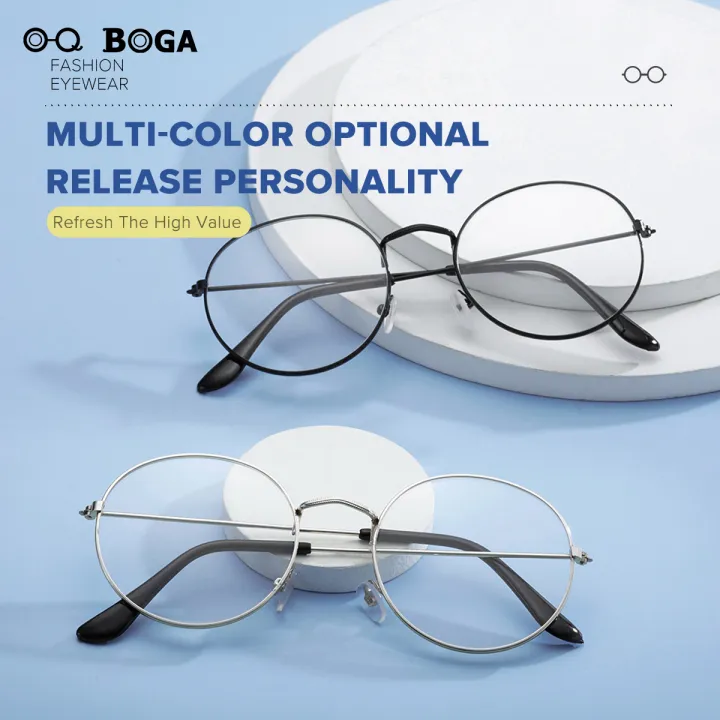 OQ%20BOGA%203%20Colors%20Unisex%20Fashion%20Outdoor%20Decorate%20Oval%20Frame%20Glasses%20Women%20Men%20Eye%20Protection%20Metal%20Full%20Rim%20Eyewear%20-%20Image%204