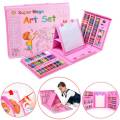 208 Pieces Colored Pencils Kit Brush Set Drawing Tools Painting Crayon Markers for Kids Kindergarten Supplies Set Children Painting Set Non-allergic Even Tetxure Eco-friendly Kids Mega Coloring Set for Kids. 