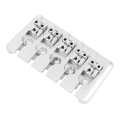 5 String Bridge For Bass Guitar L Shape Saddle Part Chord Distance of 66mm Kit. 