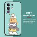 Full wrap Dirt-resistant Phone Case For VIVO Y29 4G/T4X 5G Cover Back Cover Cute Soft case Fashion Design Cartoon TPU. 