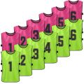 12 Football Badge 2-color jersey Youth ports equipment. 