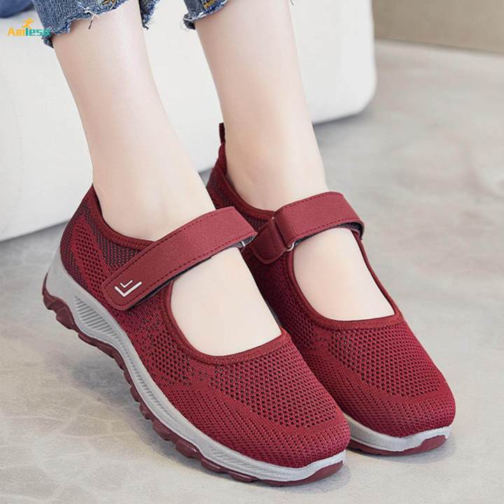 Women%20Mesh%20Sneakers,%20Sports%20Shoes,%20Lightweight%20Flats%20Walking%20Shoe,%20Breathable%20Sneakers,%20for%20Driving,%20Outdoor,%20Short%20Trips%20,%2038%20Red%20-%20Image%204