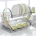 2 Layer Dish Drainer Rack. 