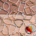 10pcs/lot Alloy Charm Pendants Hollow Mold Frame DIY Crafts Handmade Bezel Mold Mystic. 