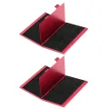 2X 12in 1 Aluminum Storage Box Bag Memory Card Case Holder Wallet for 4 x SD Micro-SD SDHC SDXC MMC 8 x TF SIM Card. 