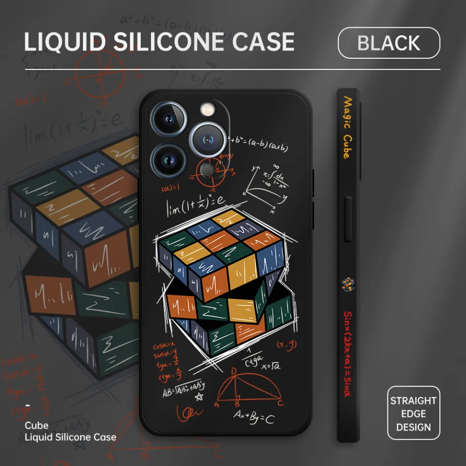 AMORVOR for Samsung Galaxy A02 M02 Back Cover Formula Rubik's Cube