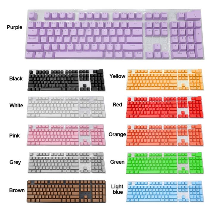 New%20Ergonomic%20104Pcs%20ABS%20Universal%20Mechanical%20Keyboard%20Keycaps%20Blank%20Keycaps%20for%20Cherry%20MX%20Keyboard%20Replacement%20Backlit%20Key%20Cap%20-%20Image%202