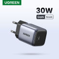 COD UGREEN 30W GaN Charger PD Fast USB Type C Wall Charger USB C PD3.0 QC3.0 Quick Charging for iPhone 15 14 pro Max 13 12 11. 