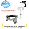 Gimbal Mount Clamp Cold Shoe Adapter Ring for Zhiyun Smooth X/ Hohem iSteady X. 