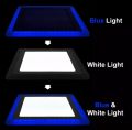 18w Two Color LED Blue Panel Light for Sunk (Ceiling) (3 steps) (18+6) W. 