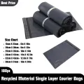 100pcs Economical Poly Mailer Gray Daraz Flyers Bundle of 100 Bags pack Thickness - 1.1mm packaging material Bags Plastic Poly Envelope Flyer Packs Postal Safe Mailing Bags Shipping packing Bags. 