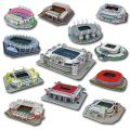 【HOT】 DIY Miniature Football Stadiums Large Model Paper 3D Soccer Stadium Puzzle Assemble Prince Park Stadium Birthday Gifts. 