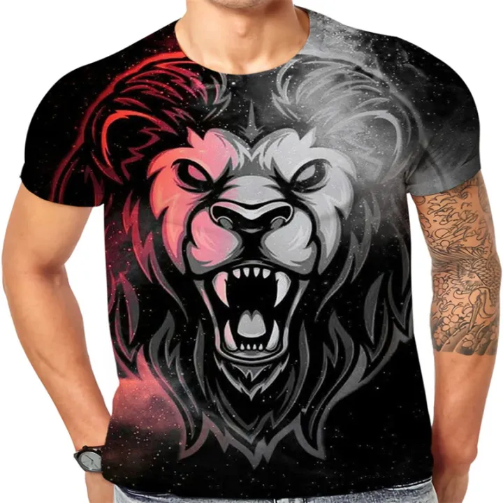 Colourful%20Painting%20Cat%203D%20Printed%20Men's%20T%20Shirts%20Summer%20Fashion%20Oversize%20Short%20Sleeve%20Cute%20Animal%20Tees%20Boys%20Girls%20Tops%20Clothes%20-%20Image%203
