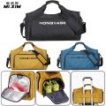 Men Women Gym Bags for Fitness Training Outdoor Travel Sport Bags Dry Wet Separation Bags with Shoe Compartment Weekend Handbags. 