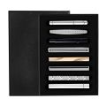 8 Pcs Tie Clips for Men Tie Bar Clip for Regular Ties Necktie Wedding Business Clips with Box, Color B: 8 Pcs + a tie clip box. 
