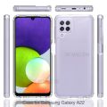 Samsung A22  4G Luxury Transparent Shockproof Silicone Case Back Cover. 