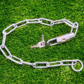 Security Chain With Padlock Chain Lock 2 Keys- (26 Inch Length). 
