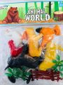 Farm Animal Rubber Animal Set 7 Animals Toys Cat Duck Hen Sheep And More. 