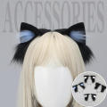 Anime Hair Accessories Cat Ears Makeup Hair Band Simulation Cat Ears Headwear Plush Cat Ears Headband Anime Cosplay Props. 