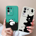For Vivo Y29 Y29S Phone Case Cute Design Soft Liquid Silicone Shockproof Bumper For Vivo Y 29 4G 5G Full Protection Cover Funda. 