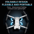 S101 Max Drone – 4K HD Dual Camera, Brushless Motor, LCD Screen Remote, Foldable Quadcopter + Extra Battery. 