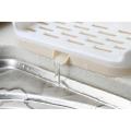 Kitchen Standing Drain Rack For Towel Rag Soap Sponge Storage. 