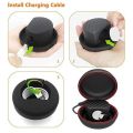 Portable Charger Charging Holder Dock Case For Apple Watch Series 8 Ultra 49mm 7 6 SE 5 4 3 2 1 Travel Protective Bag Pouch Cover Zipper Box. 