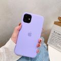 iPhone 11 Luxury High Quality Light Purple Silicone Case. 