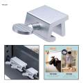 Sliding Window Security Lock Easy to Install Aluminum for Dormitory Office Single Hole. 