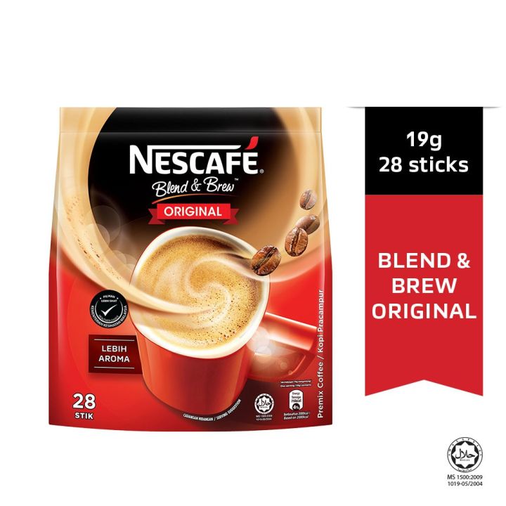 Nescafe Blend and Brew Oriiginal (19g x 28 Sticks)1Pack