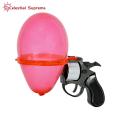 Balloon Game Russian Roulette Revolver Toy with 10 Balloons Fun Party Game for Bar Interactive Pranks Desktop Lucky Turntable Wheel Shooter Revolver Toy Set. 