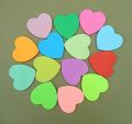 Colorful heart sticky Stationery Sticker Bookmarker Heart Shape Memo Pad Sticky Notes Message Pad sticker multicolour. 