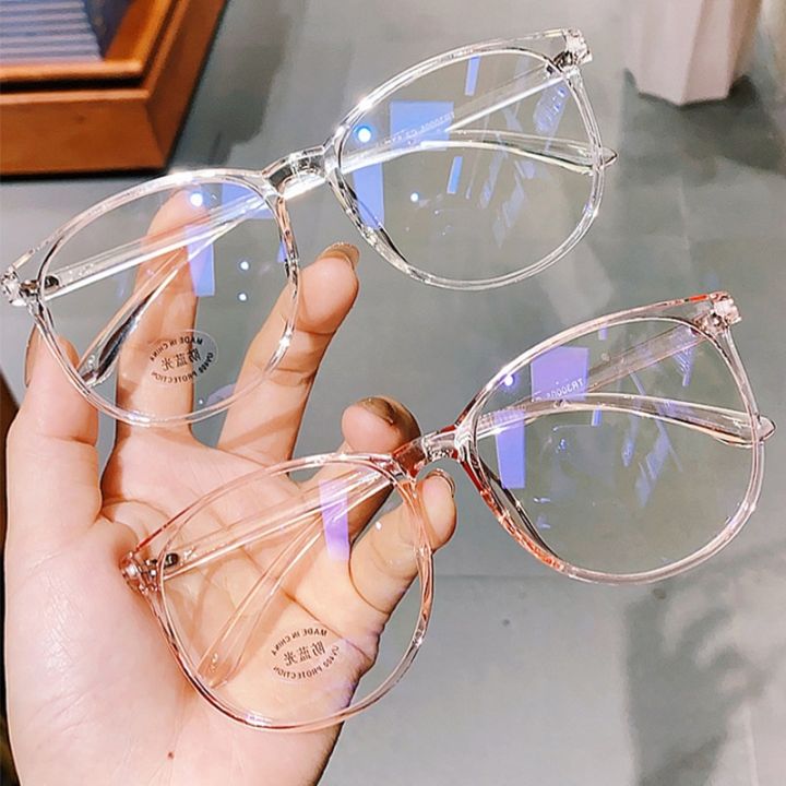 Blue%20Light%20Blocking%20Glasses%20Vintage%20Transparent%20Round%20Frame%20Clear%20Lens%20Plain%20Eyewear%20Unisex%20Women%20Optical%20Spectacle%20Eyeglasses%20-%20Image%205
