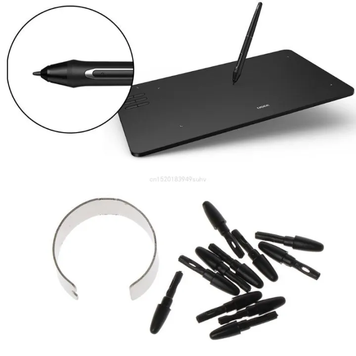 Aweisuan%20High%20Quality%20Passive%20Graphic%20Drawing%20Pad%20Pen%20Nibs%20for%20XP-Pen%20H640P%20VEIKK%20A30%20A50%20Tablet%20Stylus%20Digital%20Pen%20Tips%20,%2010-Pack%20Black%20-%20Image%204