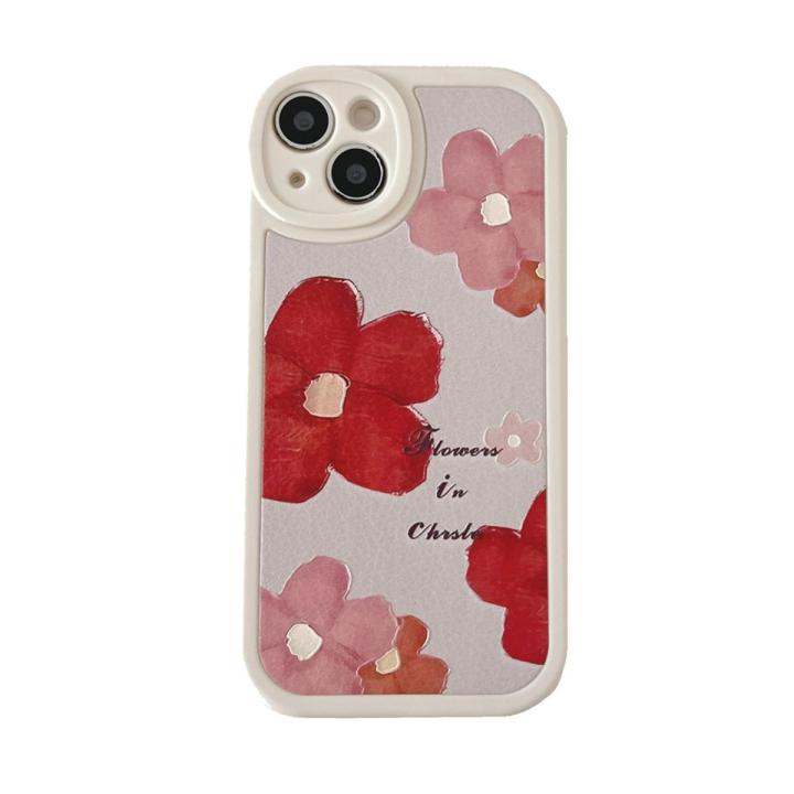 Olige Case For iPhone 14 Plus 13 12 11 Pro XS Max X XR 8 7 6 6S Plus Trendy Korean Flower Angel Eyes Camera Lens Protector For Couple Soft Phone Case Back Cover