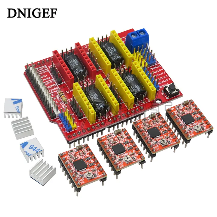 CNC%20Shield%20v3%20Engraving%20Machine%20/%203D%20Printer%20/%20+%204pcs%20A4988%20/%204pcs%20DRV8825%20Stepper%20Motor%20Driver%20for%20Arduino%20-%20Image%203
