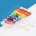 8x Wooden Percussion Instruments Child Early Learning Musical Toys for Kids Beginners Professionals. 