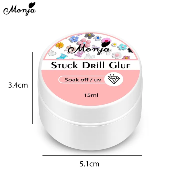 Monja%2015ml%20Nail%20Art%20Strong%20Stuck%20Drill%20Glue%20Decoration%20Clear%20Point%20Drill%20Gel%20Rhinestone%20Jewelry%20Adhesive%20Glue%20DIY%20Manicure%20Tools%20-%20Image%203