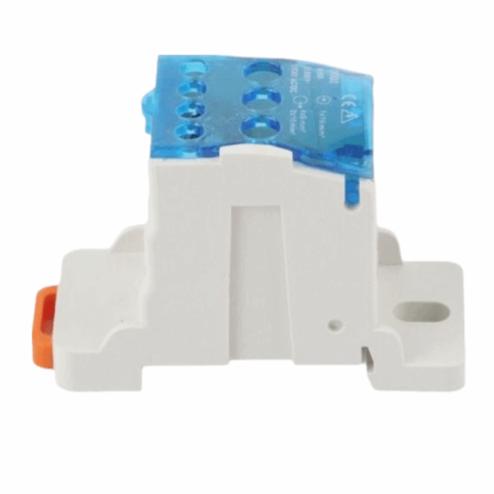 Universal 80A DIN Rail Terminal Block AC DC1000V With Cover Electric ...