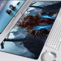 Edge Warcraft Computer Pad Waterproof Wow For World Desk 900X400Mm Natural Keyboad Mouse Large Locking Speed Rubber Of Game Mat(Mssj-Rw003_600X300X2Mm). 