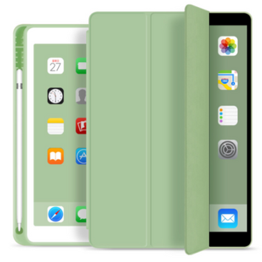 Smart Folding Case with Pencil Holder and Flap for iPad