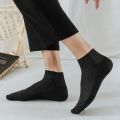 1/5Pairs Men Short Socks Bamboo Fiber High Quality Crew Ankle Casual Business Breathable Soft Compression Low-Cut Socks for Male. 