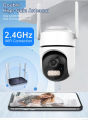 4MP ICSEE App Wifi Camera Onvif Waterproof ITECH Outdoor WiFi IP Camera iCSee App Security Camera Surveillance CCTV Camera. 