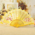 PVC Folding Fan Chinese Fan Folding Hand Fan Decorative Handheld Fan Peacock Fan Handheld Fan Craft Fan Decorative Fan Dance Fan. 