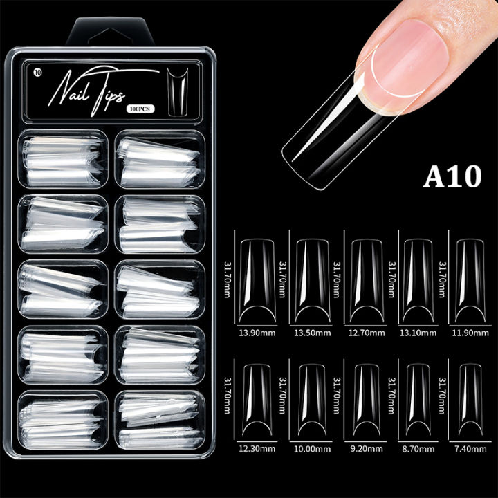 100Pcs%20Soft%20Gel%20False%20Nail%20Tips%20Short%20Square%20Coffin%20Almond%20Artificial%20Press%20On%20Fake%20Nails%20Extension%20Manicure%20Tools%20Yao%20Store%20-%20Image%206