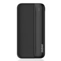 DUDAO K4S Power Bank 10000mAh 37Wh 2 USB A Outputs Type C Micro USB Inputs Black. 