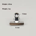 Stainless Steel Bulldog Clips Metal Office Paper Clip Binder Grip Clamp 75mm. 