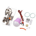Stirling Engine Kit Electricity Generator Hot Air Car Cylinder Model Physical Generator   Model with Flywheel Design Science Experiment DIY Education Toy for Teacher Adults Kids   School Office Decor. 